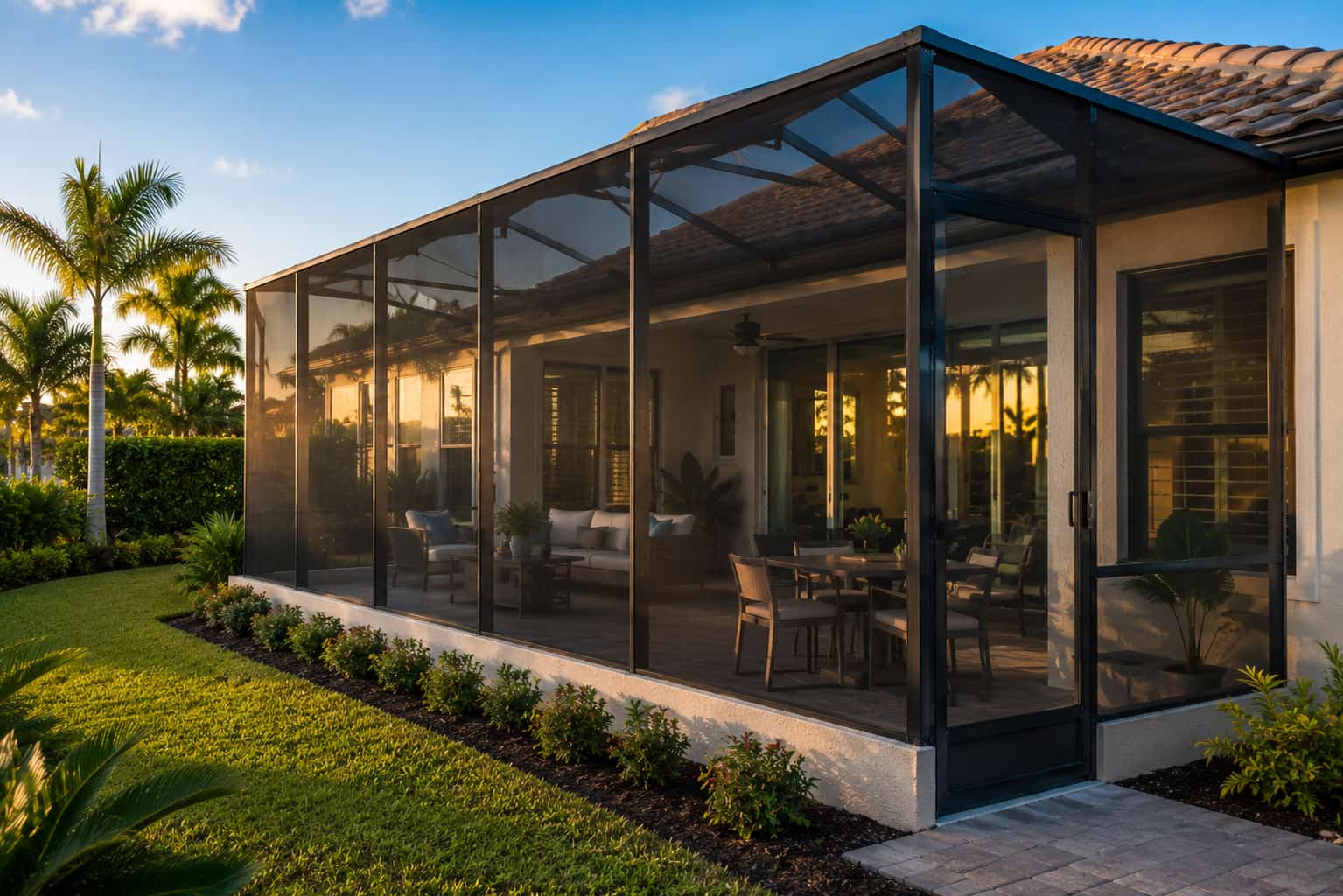 lanai installation orlando florida screen enclosure residential home