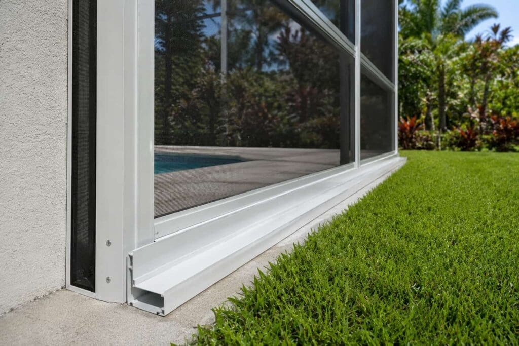super gutter florida pool cage structural aluminum vs standard seamless gutter
